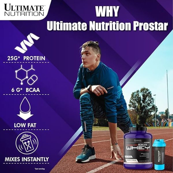 Ultimate Nutrition Prostar 100% Whey Protein (2.39 kg, Chocolate Creme ) - Image 2