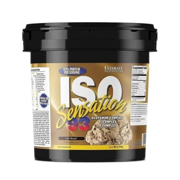 Ultimate Nutrition ISO Sensation 93, 5 Lbs ( 2.27 kg ) Chocolate Fudge