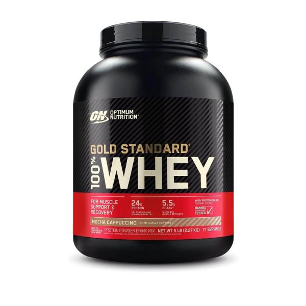 Optimum Nutrition (ON) Gold Standard 100% Protein Powder (2.27 kg, Double Rich Chocolate)