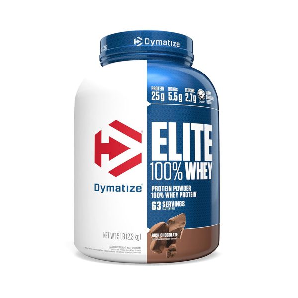 DYMATIZE Elite Whey 5 Lbs Whey Protein (2.3 kg, Vanilla)