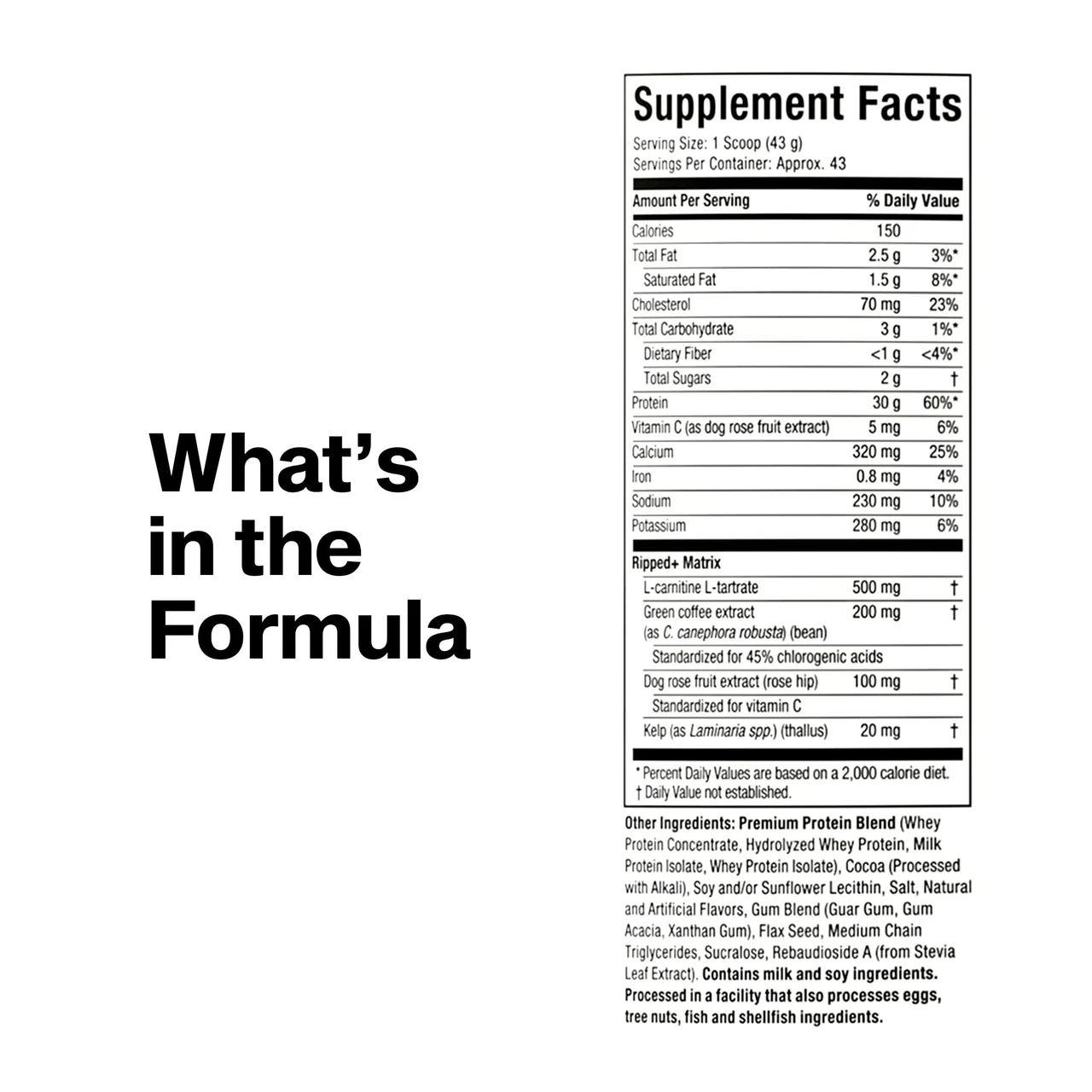Muscletech Nitrotech Ripped 4LB ( 1.8 kg ) Chocolate - Image 2